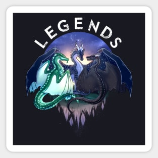Wings of Fire - Legends - Fathom, Darkstalker, Clearsight Sticker